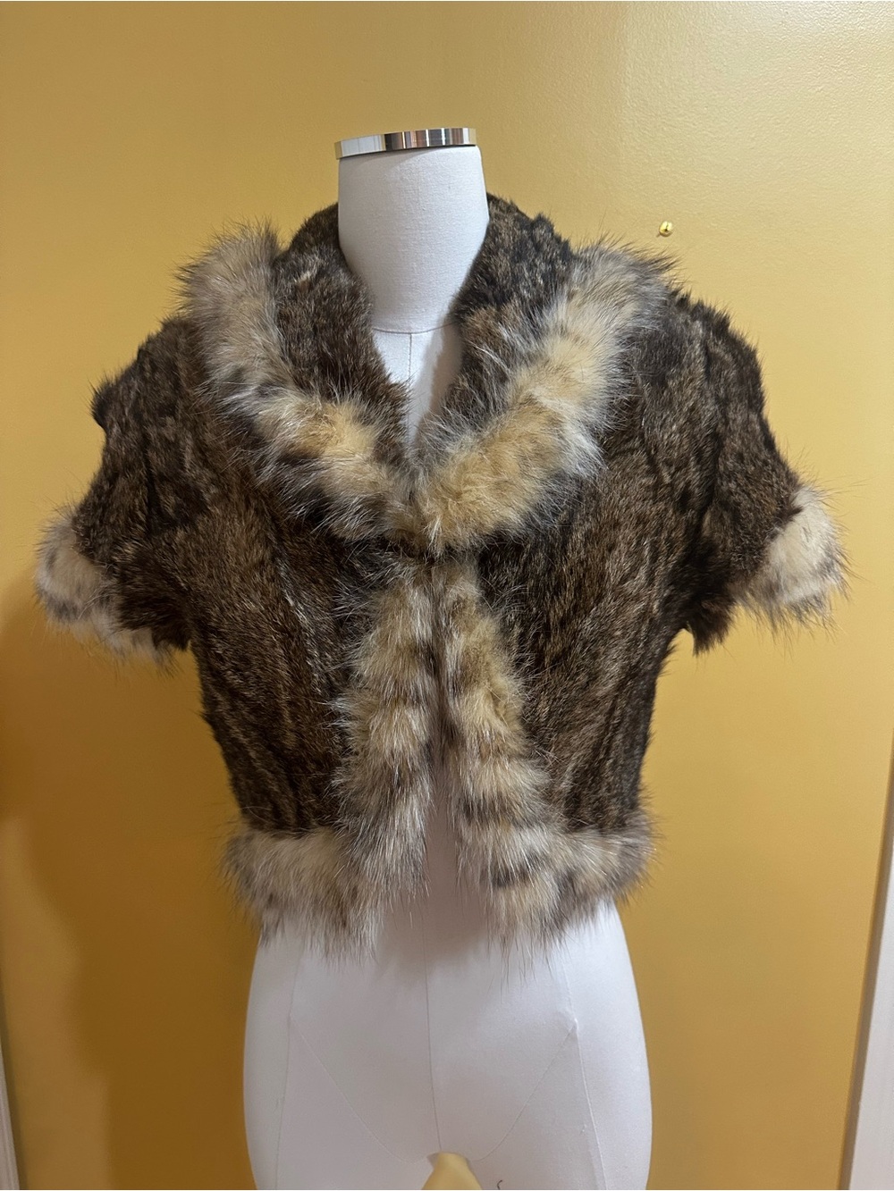 Adrienne Landau Fox Fur Vest